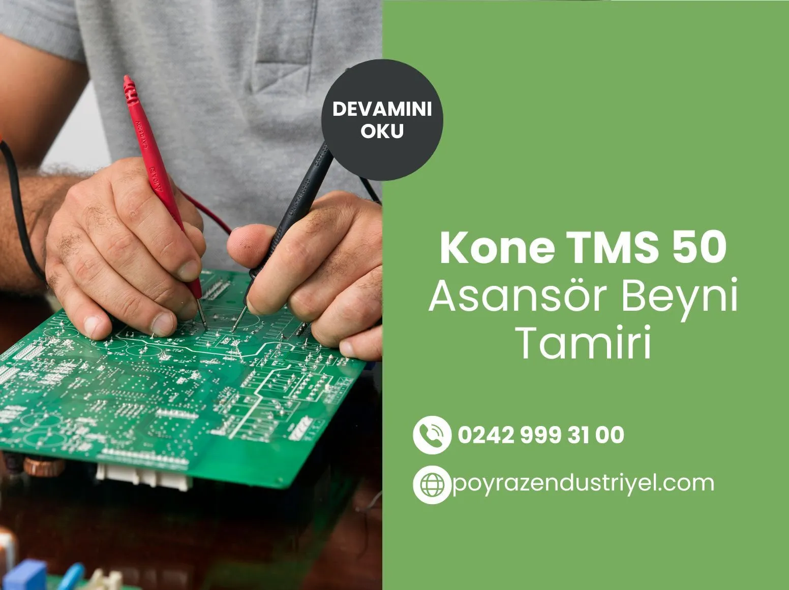 Kone Tms50 Asansör Beyni Tamiri